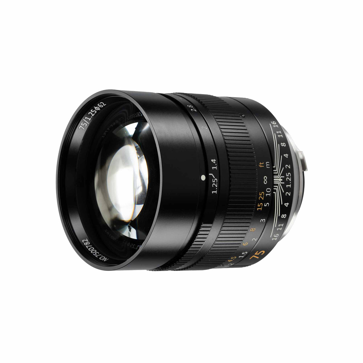7Artisans 75mm F1.25 II Leica M Mount