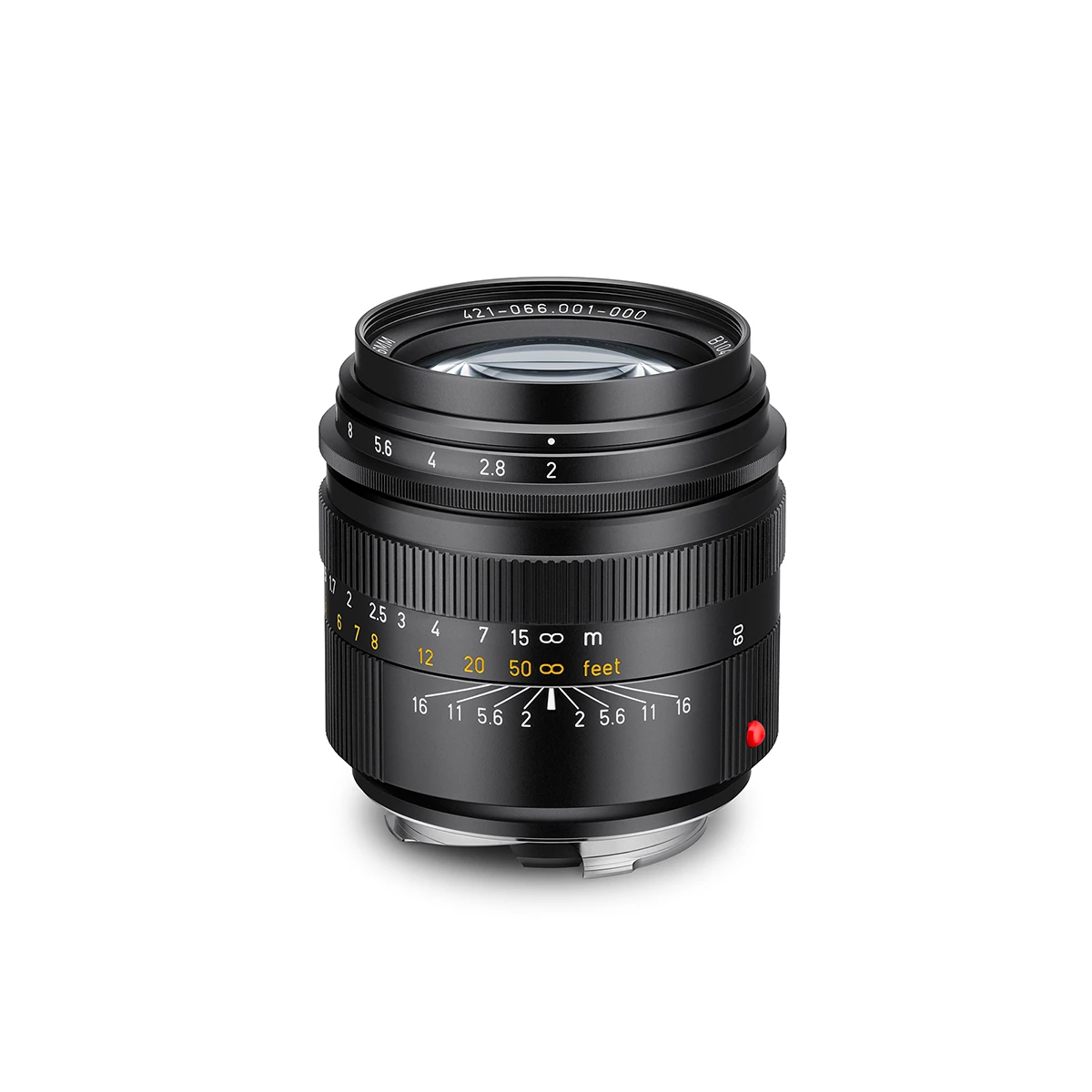 Leica Summicron-M 66mm F2 Black Anodized Finish