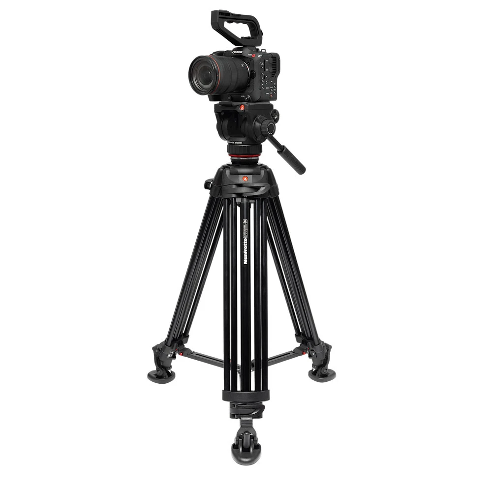 Manfrotto Pro Twin Aluminum Tripod w/ 502X Head