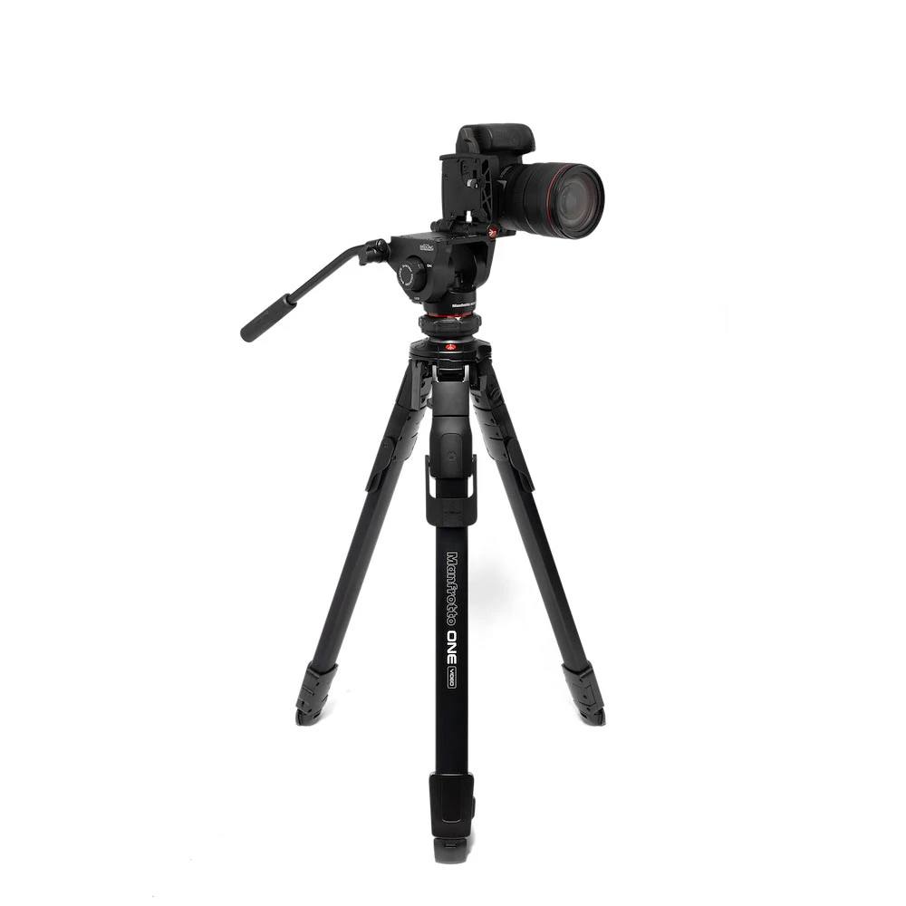 Manfrotto One Video Aluminum Tripod w/ 500X Head