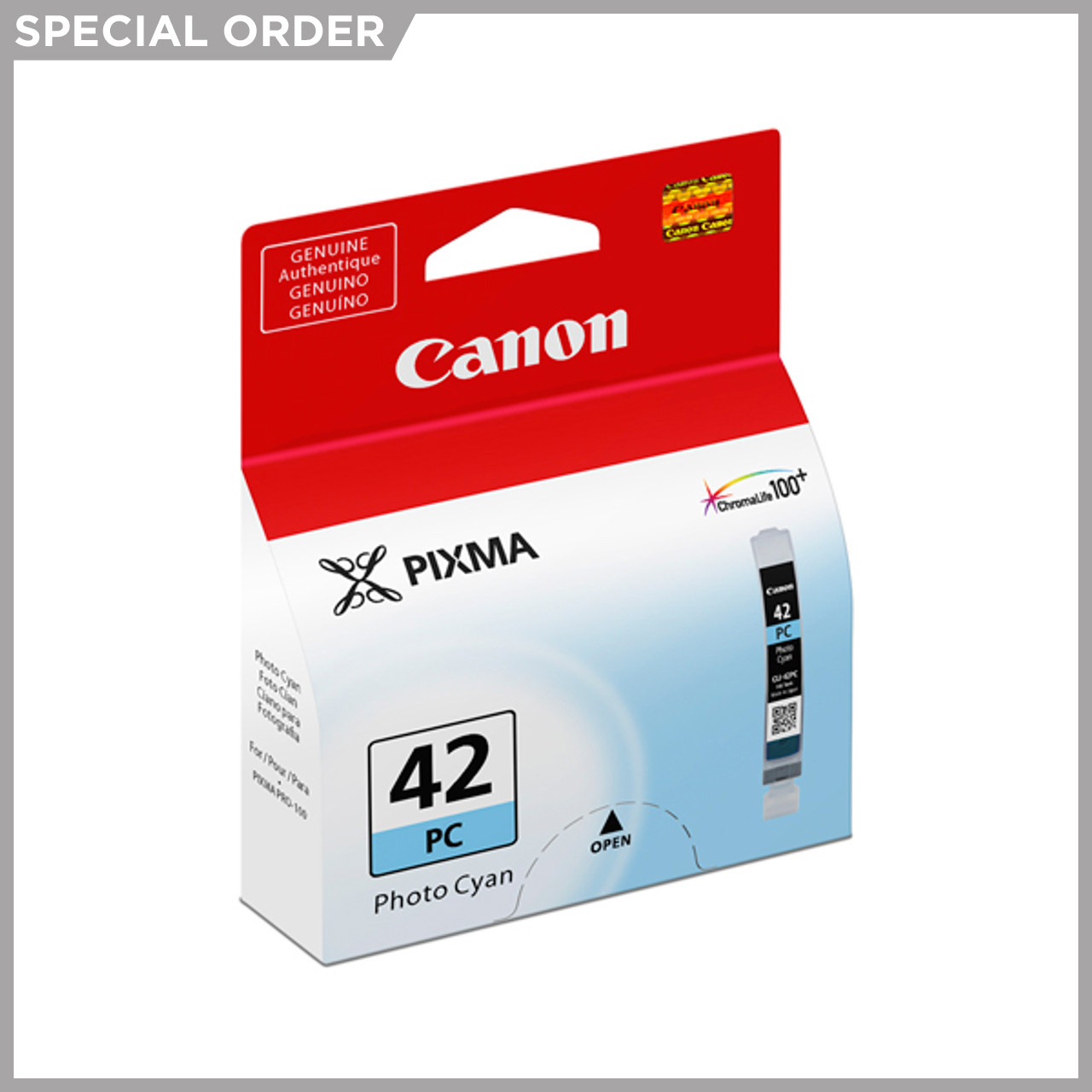 Canon CLI-42PC Photo Cyan Ink Cartridge (for PRO-100)