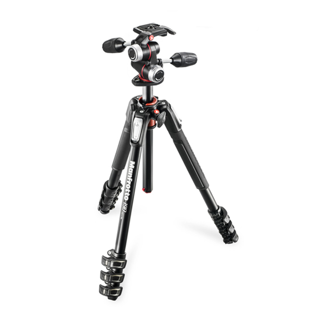 Manfrotto  MT190XPRO4 ALU TRIPOD 4-SECTION + MH190-3W 3-WAY HEAD