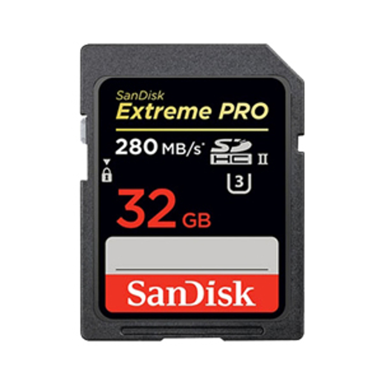 Sandisk Extreme Pro 32GB 1867X 280MB/s UHS-II SDHC Card
