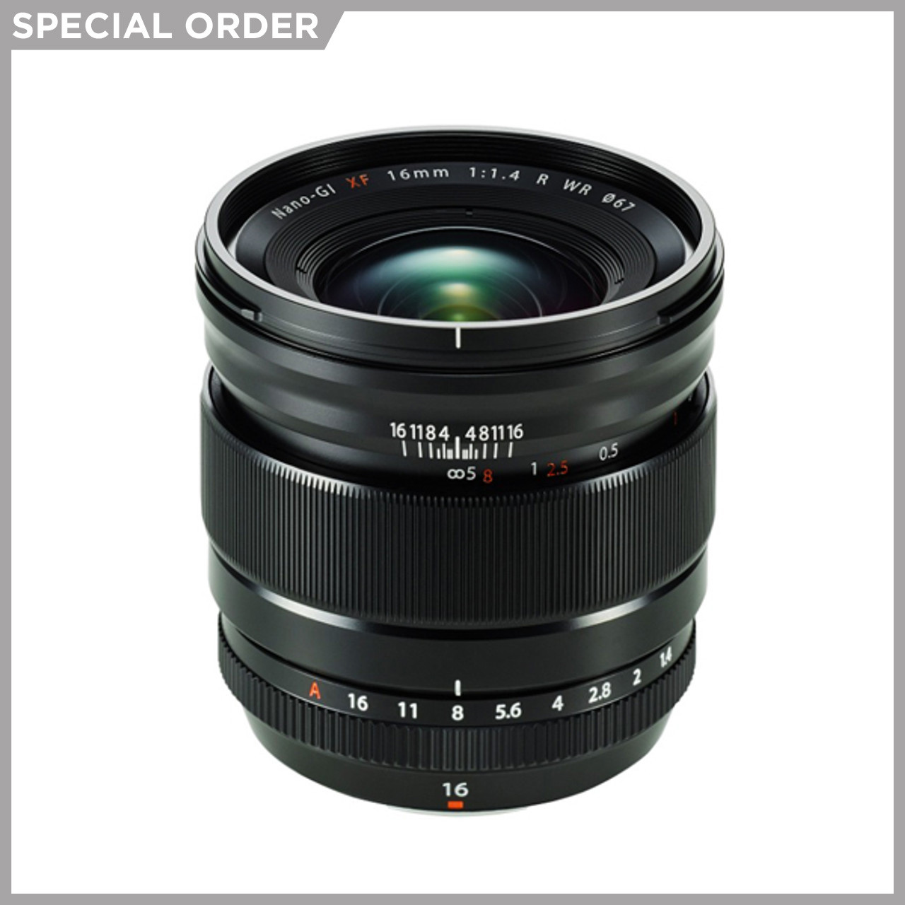 Fujifilm XF 16mm F1.4 R WR レンズ Fujifilm Fujinon XF 16mm F1.4 R WR Lens