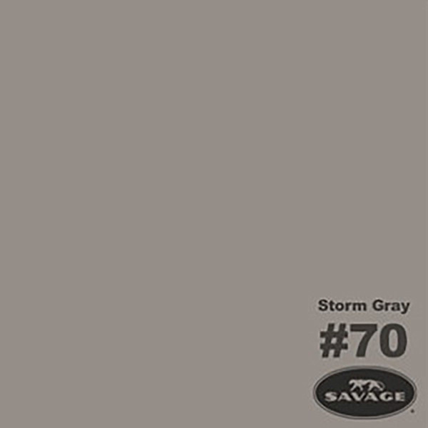 Savage Background Paper 86"x12 yards Storm Gray Wide Tone
