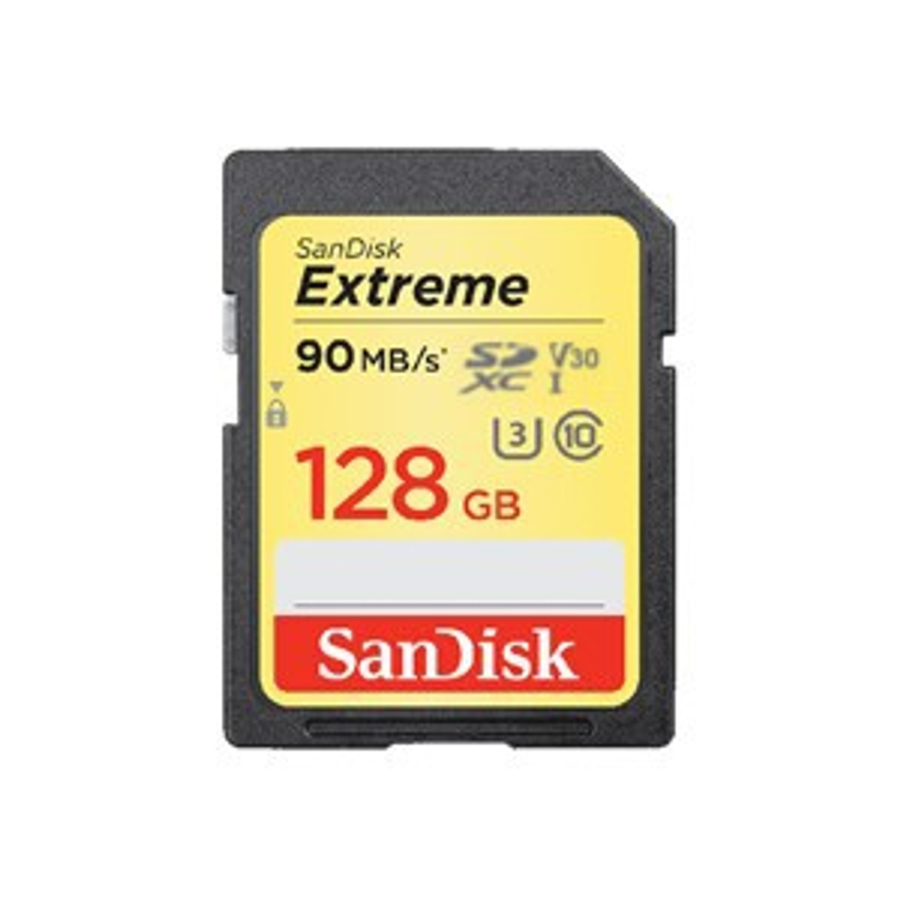 Sandisk Extreme 128GB 90MB/s UHS-I U3 V30 SDXC Card