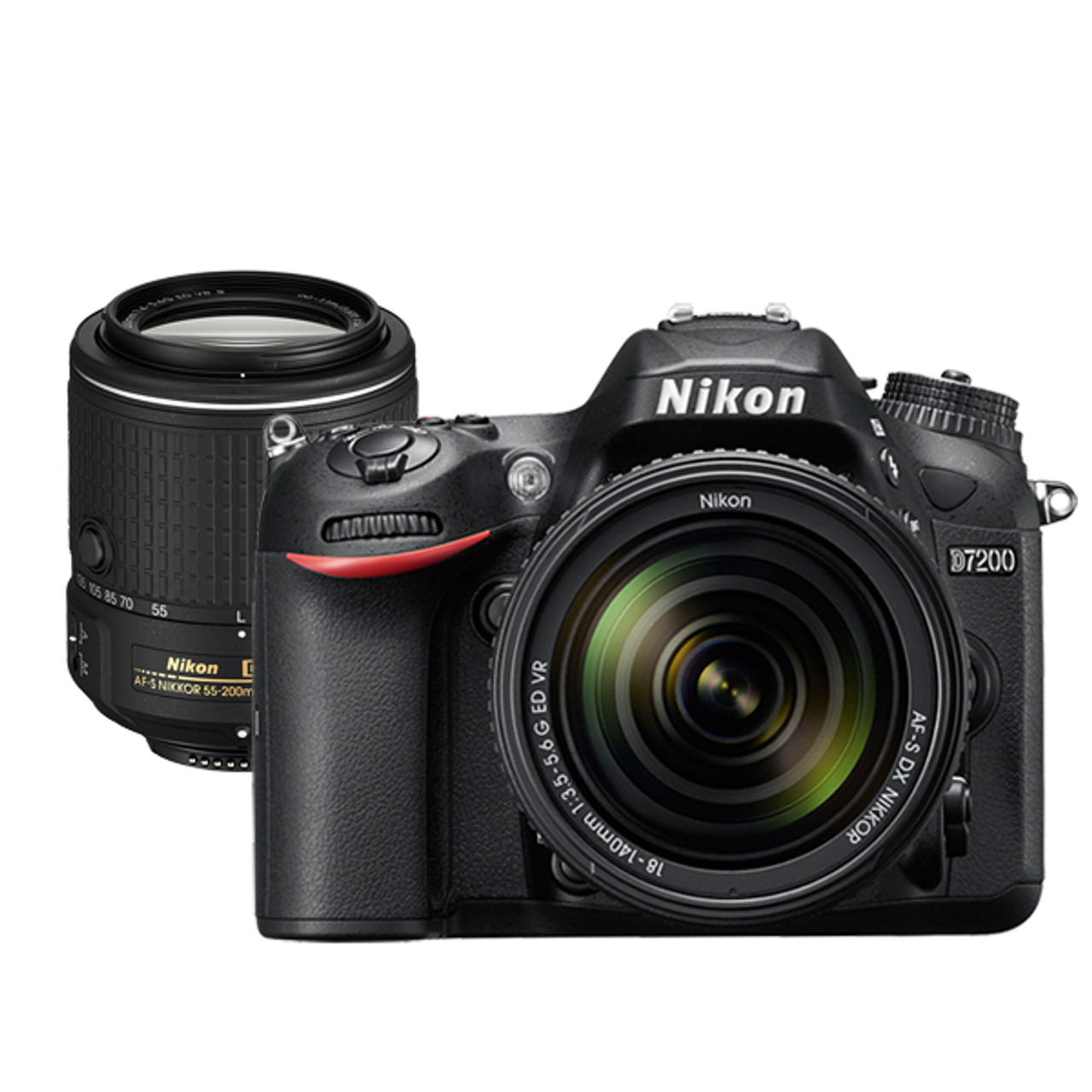 Nikon D7200 18-140mm and 55-200mm VR II Lens Kit