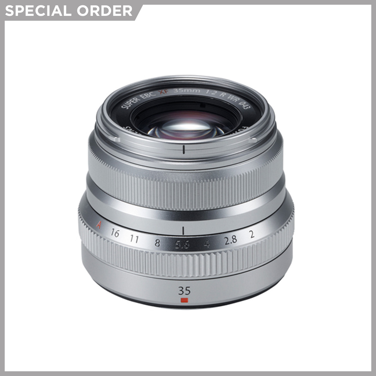 FUJINON XF35mm f2 R WR シルバー 【公式通販】