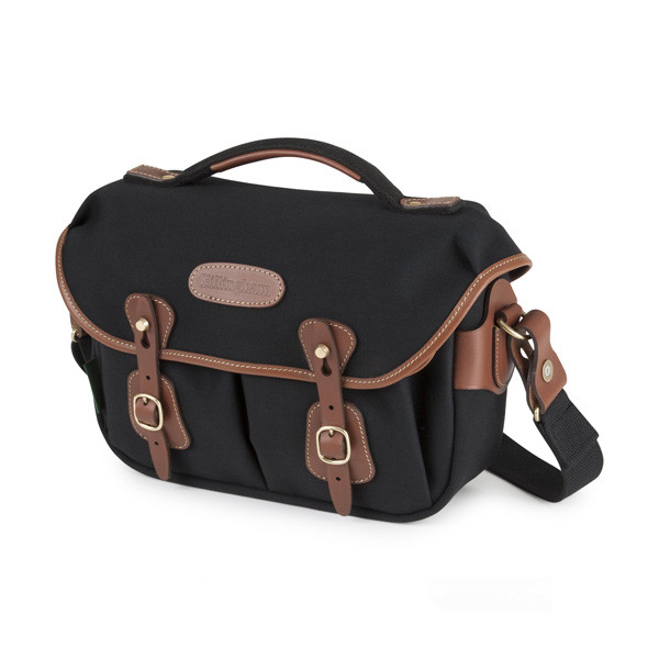 Billingham Hadley Small Pro Black Canvas/Tan Leather