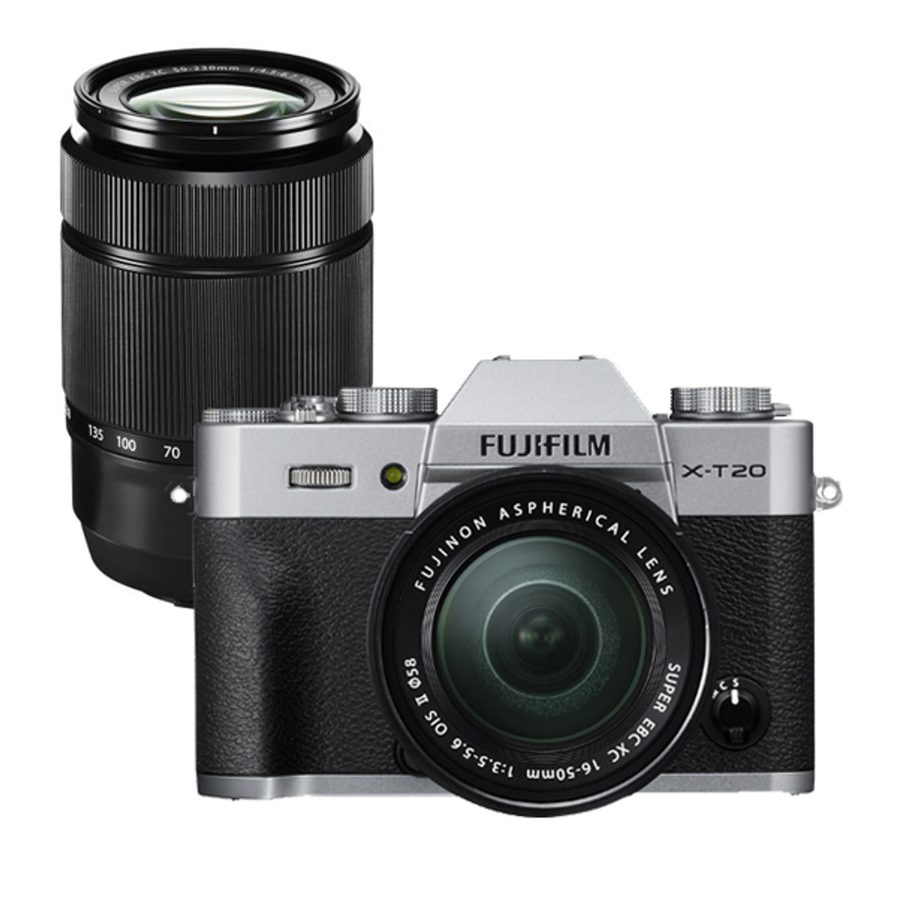 Fujifilm X-T20 16-50mm F3.5-5.6 OIS II Kit Silver w/ XC 50-230m F4