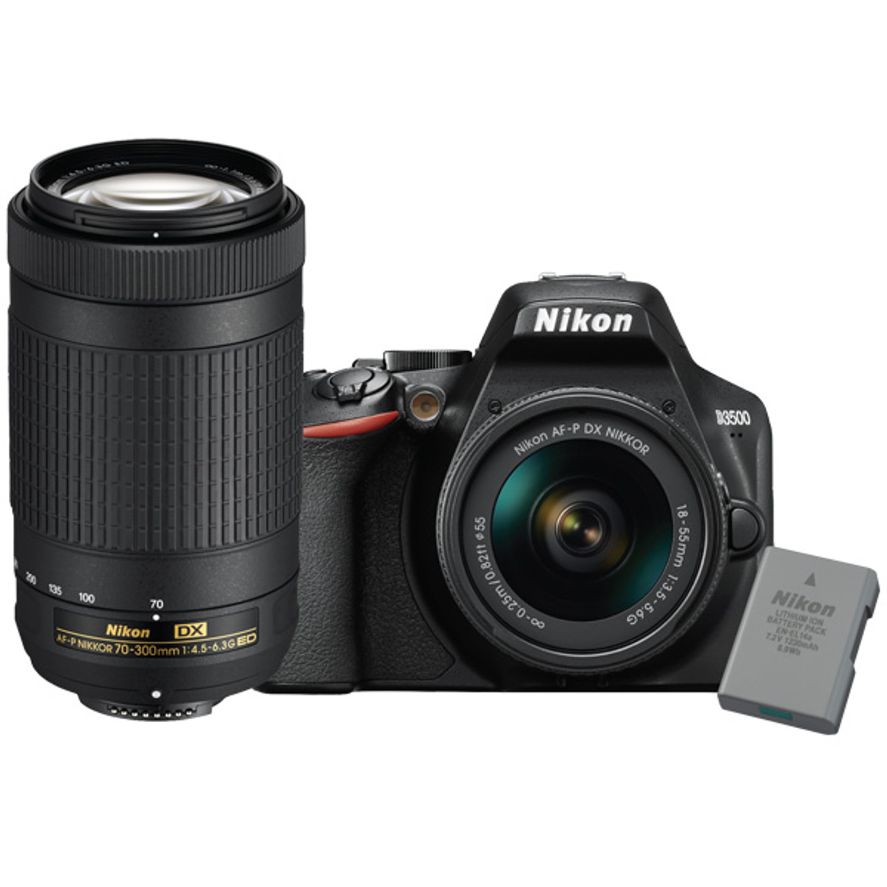 Nikon D3500 Dual Lens hard Bundle