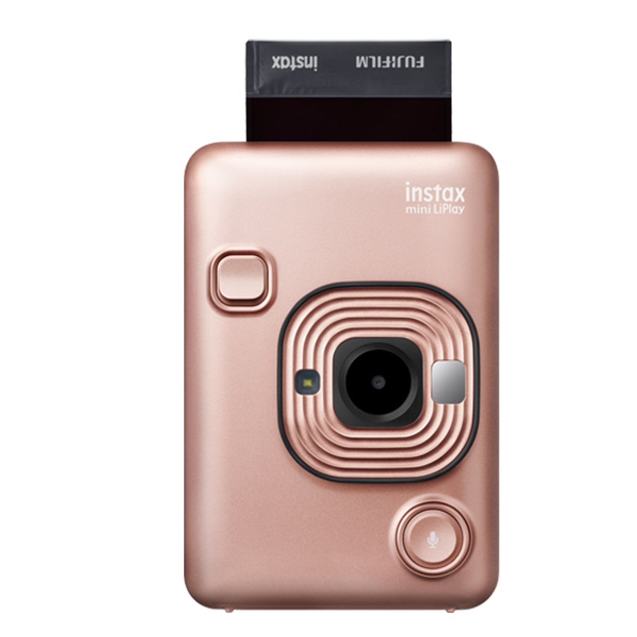 Fujifilm Instax Mini LiPlay Hybrid Camera (Blush Gold)