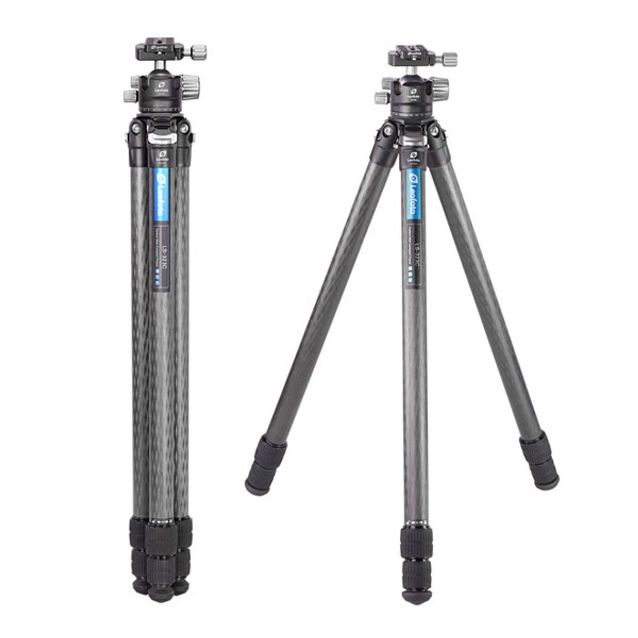 Leofoto LS-323C+LH-40 32mm 3-Section Compact Carbon Fiber Tripod with Ball  Head