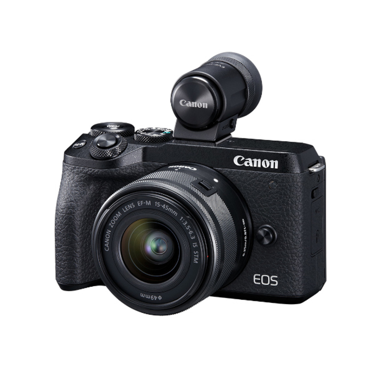 Canon EOS M6 MKII 15-45mm EVF (Black)