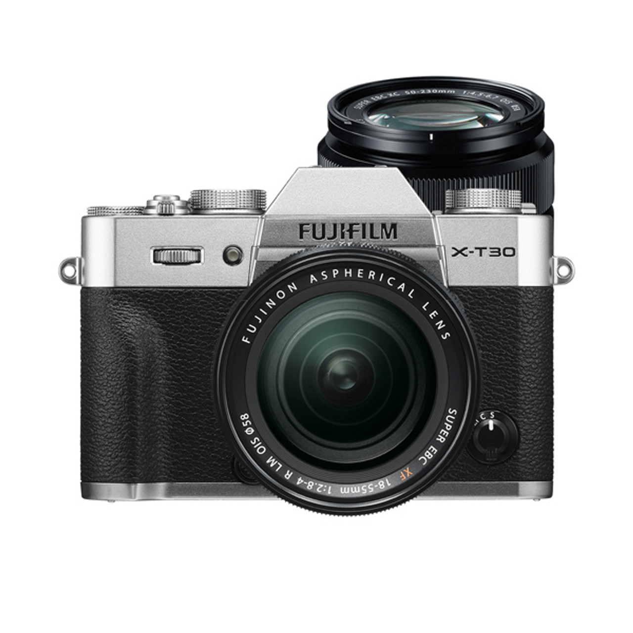 Fujifilm X-T30 18-55mm F2.8-4 R LM OIS Kit (Silver) w/ XC 50-230mm F4.5-6.7 OIS II (Black)