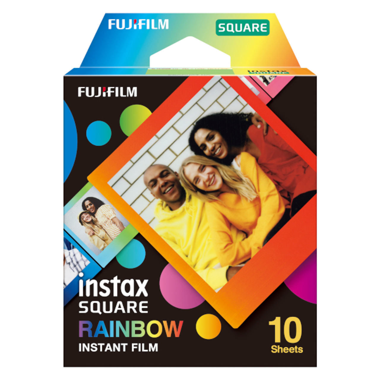 Fujifilm Instax SQ Film - Rainbow (10 exposures)