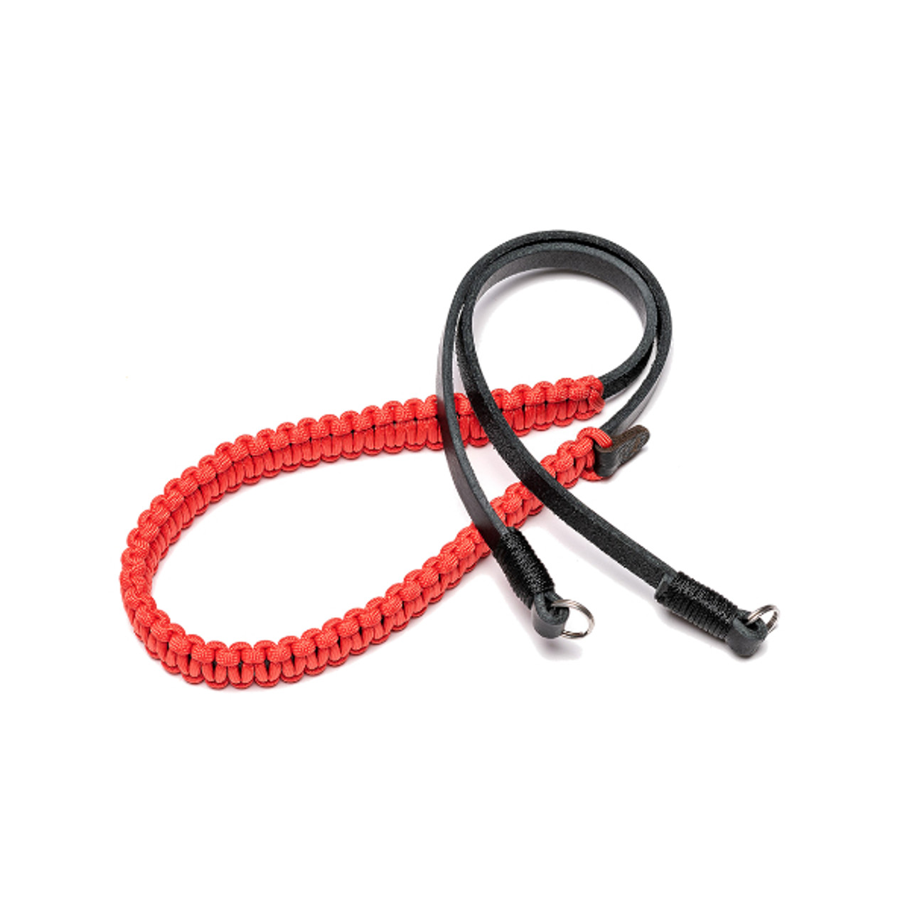 Leica Paracord Strap by COOPH, black/red, 100 cm