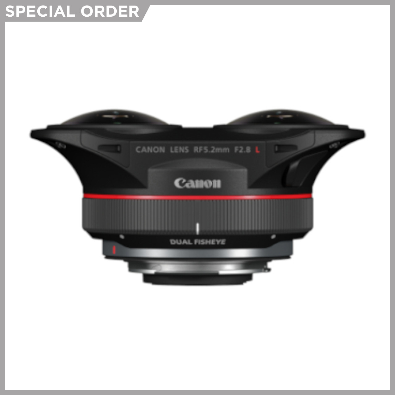Canon RF 5.2mm F2.8 L Dual Fisheye Lens