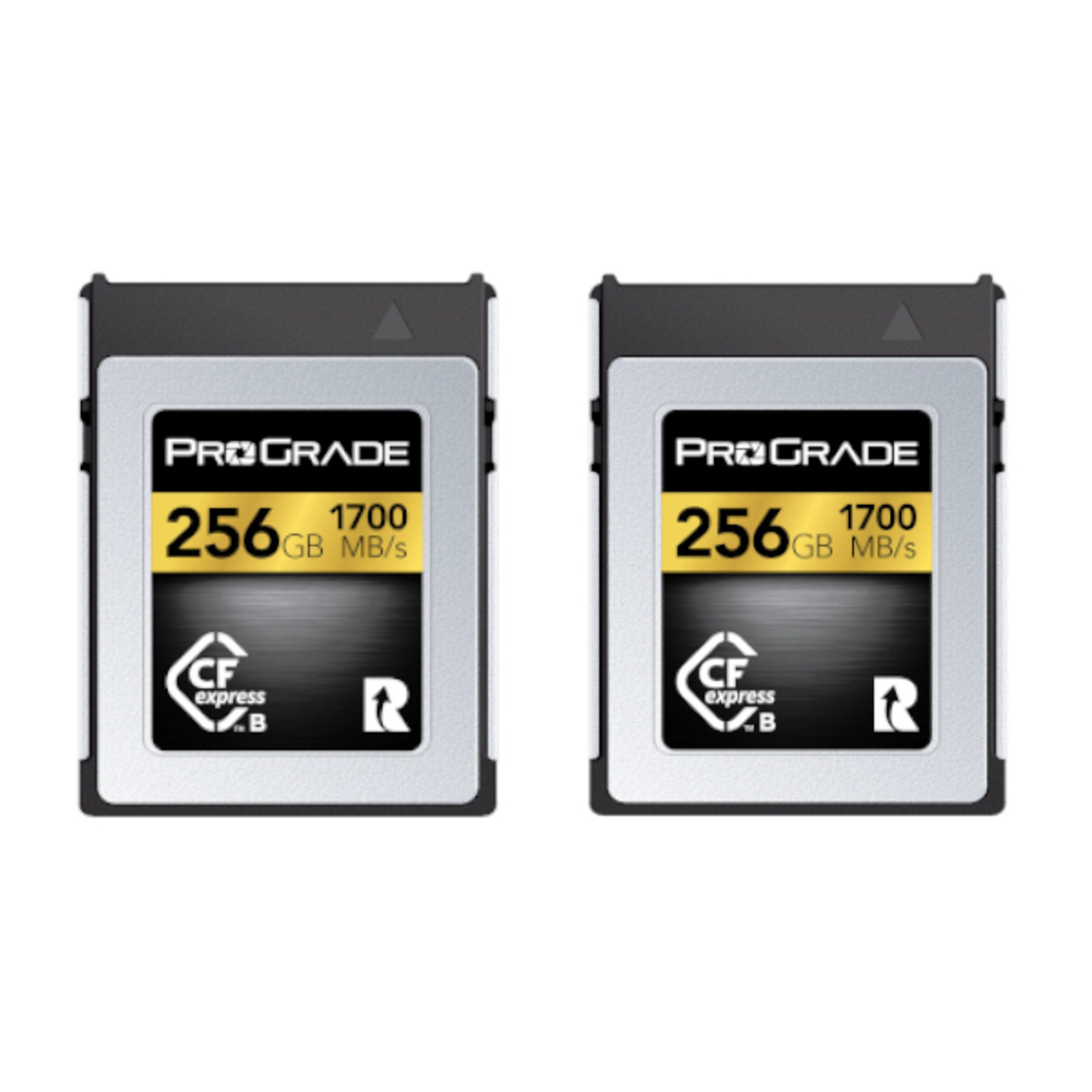 ProGrade Digital CFexpress B 256GB Memory Card (Gold) (2 pack)