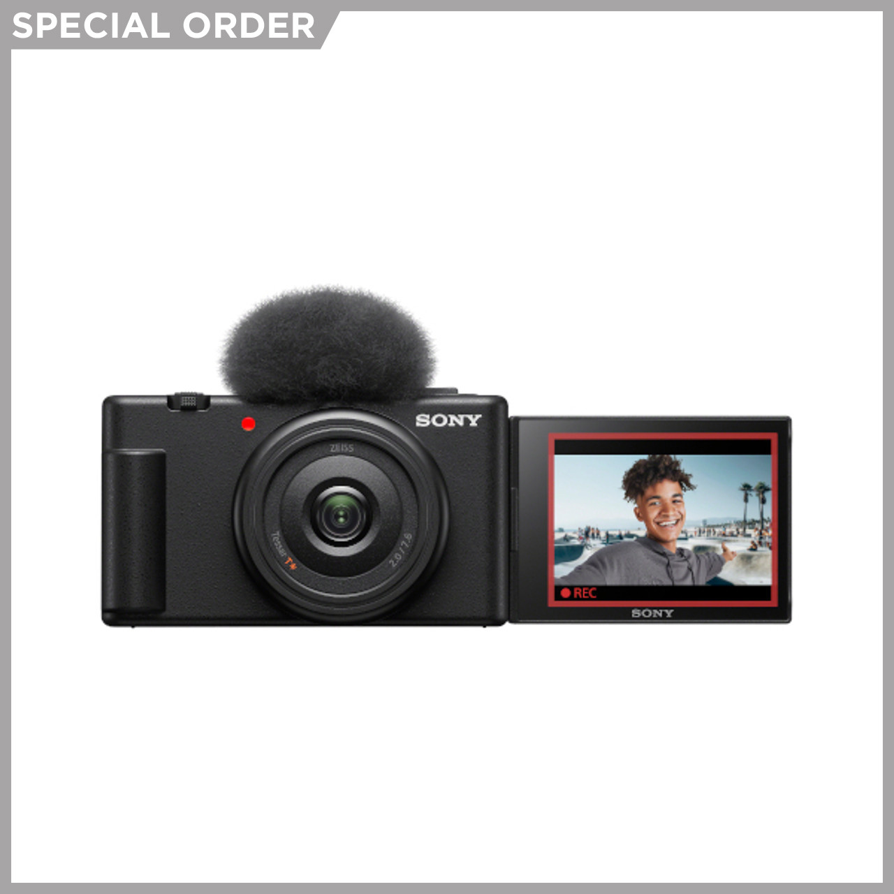 Sony ZV-1F Vlog Camera Black