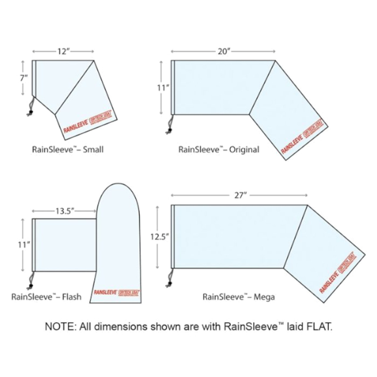 OP-Tech 25" Rainsleeve (2 pk)