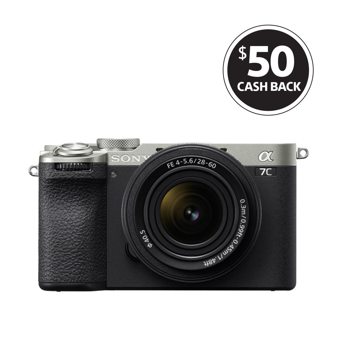 Sony A7C II with 28-60mm F4-5.6 kit Silver