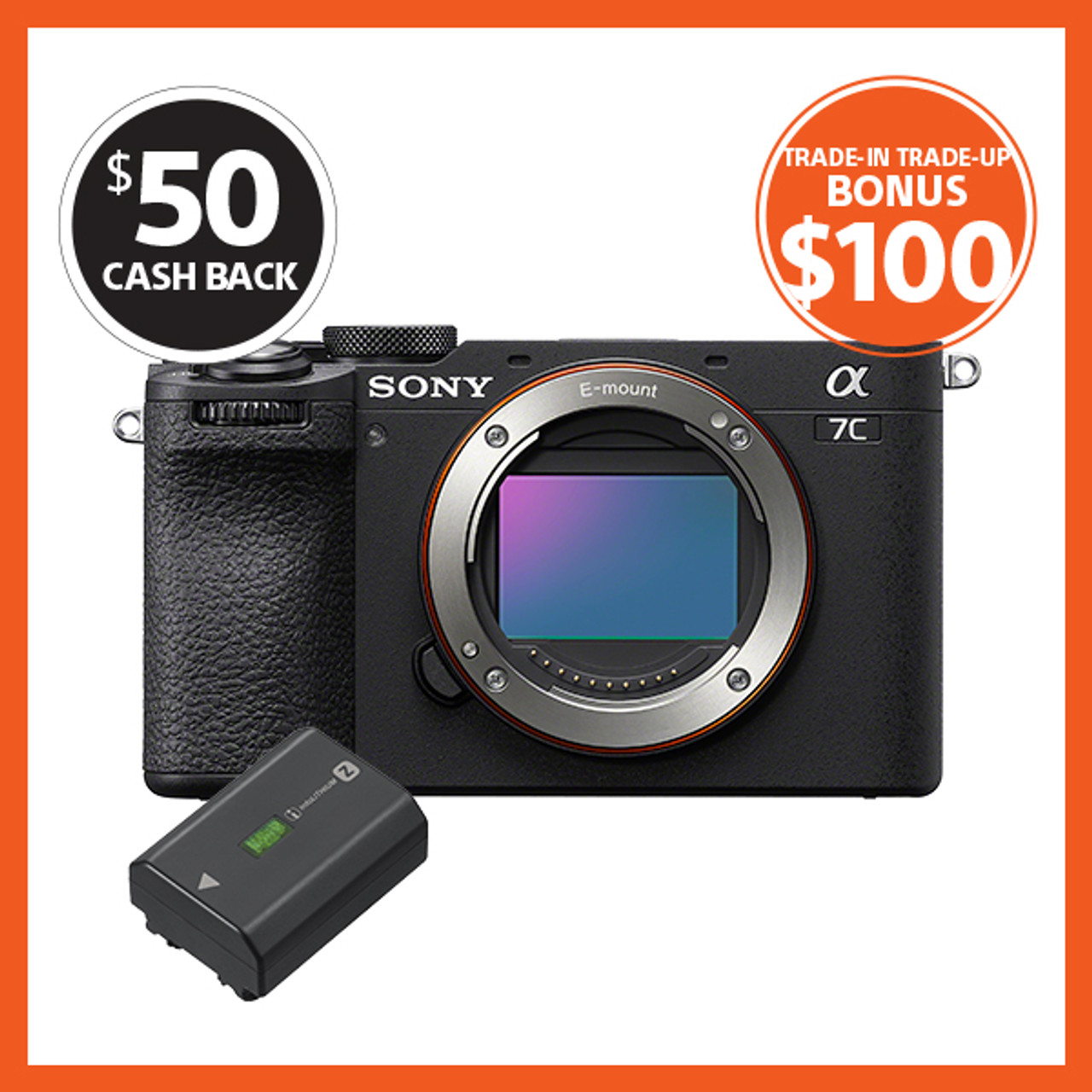 Sony A7C II Body Black