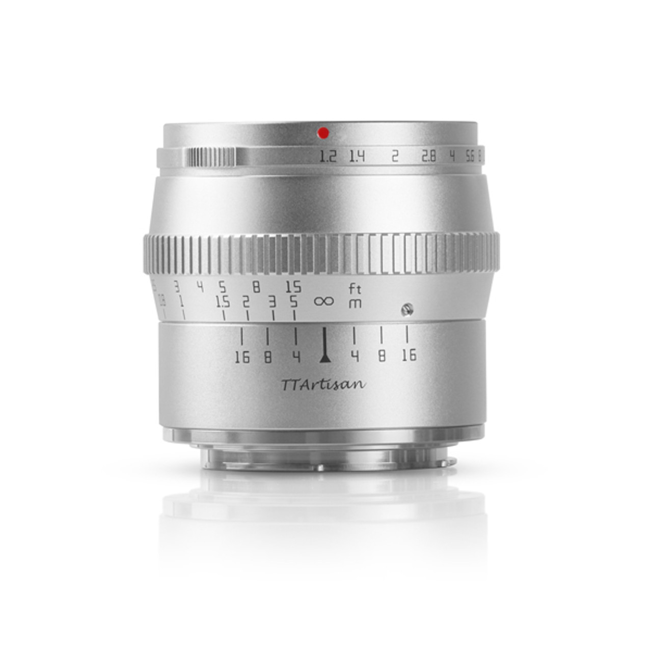 TTArtisan 50mm F1.2 APS-C Sony E mount (Silver)