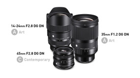 Sigma Announces 35mm F1.2, 14-24mm F2.8, and 45mm F2.8 for Full-Frame Mirrorless