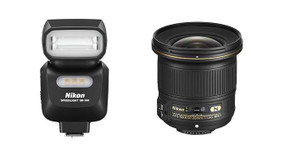 New Nikon AF-S 20mm F1.8G ED Nikkor Lens & SB-500 Speedlight
