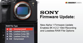 New Sony Alpha 1 Firmware Update Enables 8K 4:2:2 10bit Recording and Lossless RAW File Options