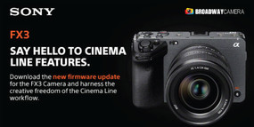 Sony FX3 Firmware Update Sony FX3 Firmware Update