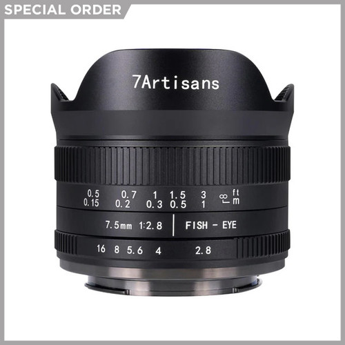 7Artisans 7.5mm F2.8 MarkII  (E Mount)