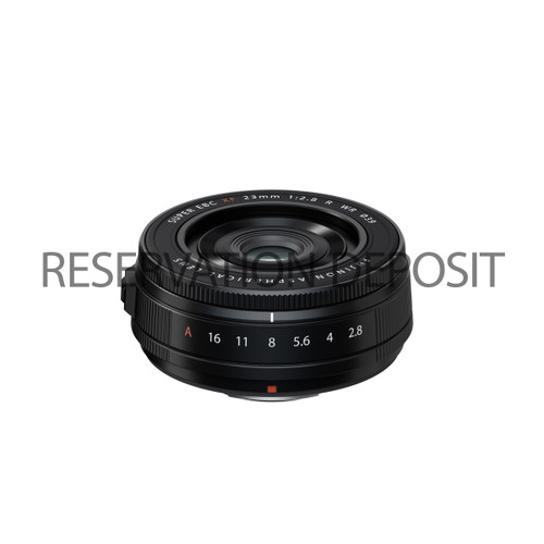 Reservation Deposit for Fujifilm Fujinon XF 23mm F2.8 R WR Lens Black