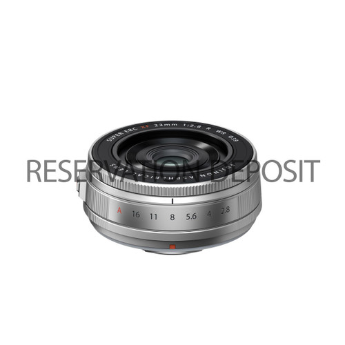 Reservation Deposit for Fujifilm Fujinon XF 23mm F2.8 R WR Lens Silver