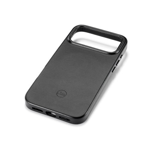 Leica iPhone 17 Pro Max Leather Case, Black
