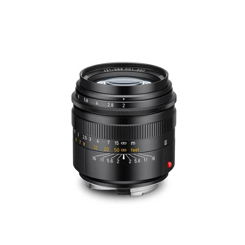 Leica Summicron-M 66mm F2 Black Anodized Finish