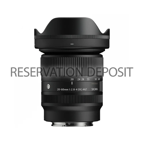 Reservation Deposit for Sigma 20-60mm F2.8-4 DG Contemporary E-Mount