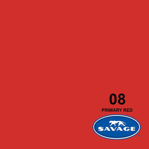 Savage Background Paper 53" x 36' Primary Red