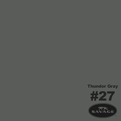 Savage Background Paper 53" x 12 yards Thunder Gray