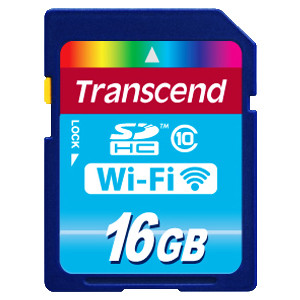 Transcend 16GB SDHC Class 10 Wi-Fi Card