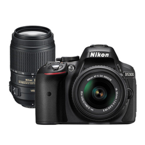 Nikon D5300 18-55mm VR II and 55-300mm VR Lens Kit