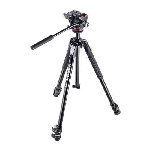 Manfrotto MK190X3-2W w/MHXPRO-2W Fluid Video Head Tripod Kit Manfrotto MK190X3-2W w/MHXPRO-2W Fluid Video Head Tripod Kit