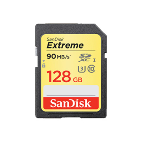 Sandisk Extreme 128GB 90MB/s UHS-I U3 SDXC Card Sandisk Extreme 128GB 90MB/s UHS-I U3 SDXC Card