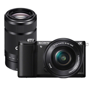 Sony A6500 Body 55-210mm Lens Kit Black