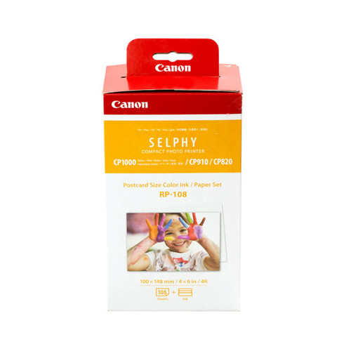 Canon RP-108 High-Capacity Color Ink/Paper Set