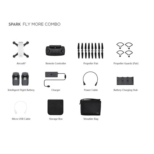 DJI Spark Fly More Combo Alpine White