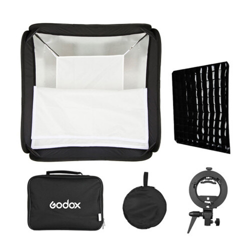 Godox S-Bracket with Softbox & Grid (50 x 50) Godox S-Bracket with Softbox & Grid (50 x 50)