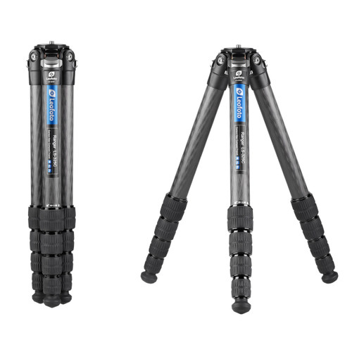 Leofoto LS-323C+LH-40 32mm 3-Section Compact Carbon Fiber Tripod 