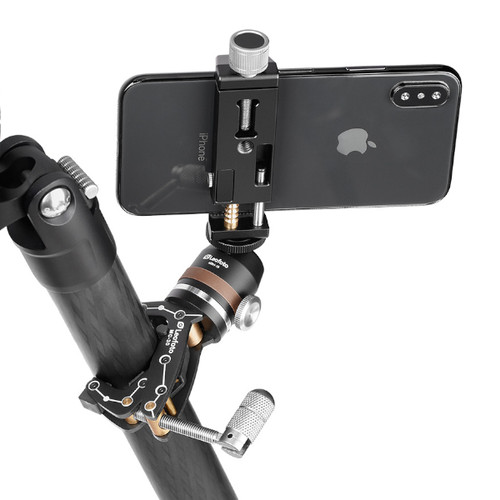 Leofoto MC-30 Multipurpose Clamp Kit (w/ MBH-19 Micro Ball Head & PC-90 Smartphone Clamp)